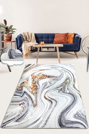 Conceptum Alfombra de Pasillo Blur Multicolor 80 x 300 cm